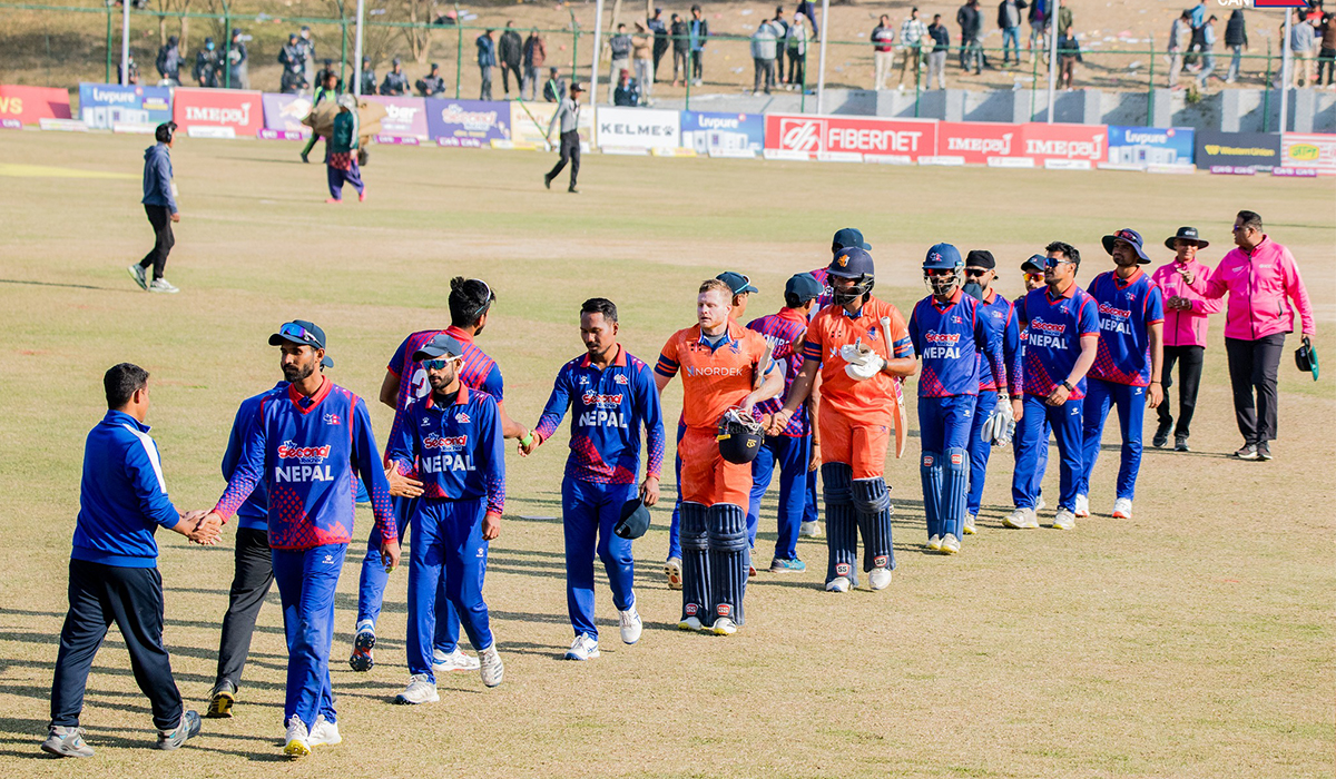 नेपाल नेदरल्याण्ड्ससँग आठ विकेटले पराजित